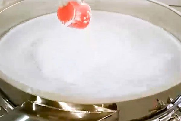 化工粉末旋振筛试机视频